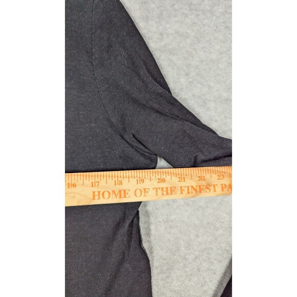 Majestic Paris Women Sweater Size 4 Cotton Cashmere Raw Trim Crewneck Pullover - Picture 5 of 7